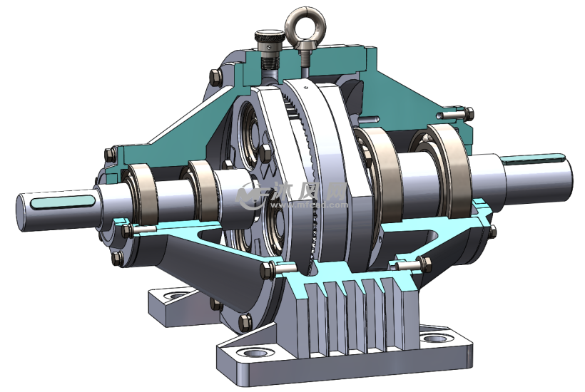 基于ngw单级行星齿轮减速器的传动装置设计(含solidworks三维图) - 减