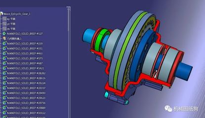 【差减变速器】1-30 Wave Epicyclic行星齿轮减速器3D图纸 STP格式